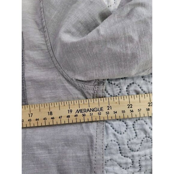 NWT Joe's Jeans Two Tone Gray Button Up Shirt Size M - Picture 9 of 10